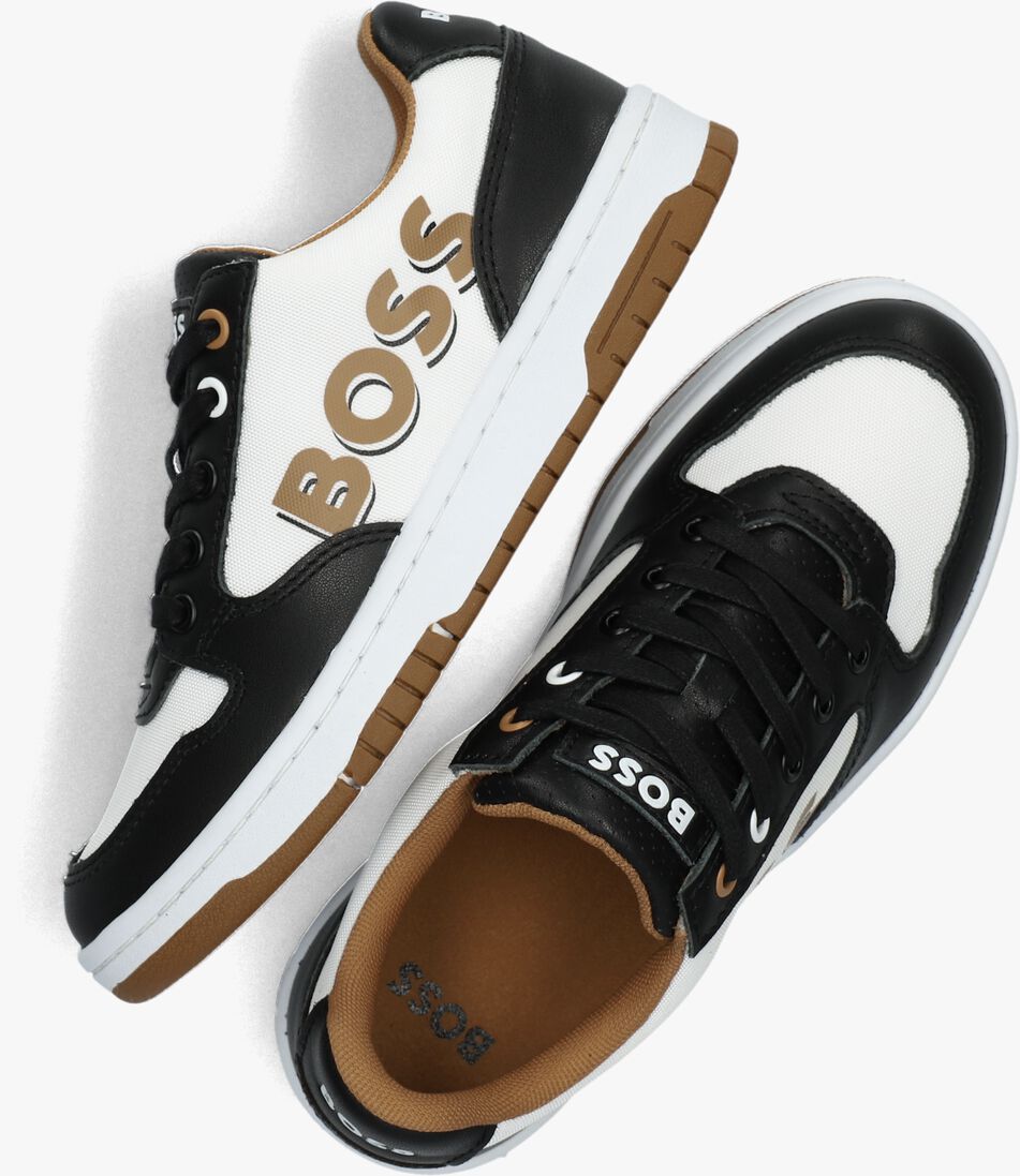 BOSS KIDS zwarte boss kids lage sneakers baskets j50861