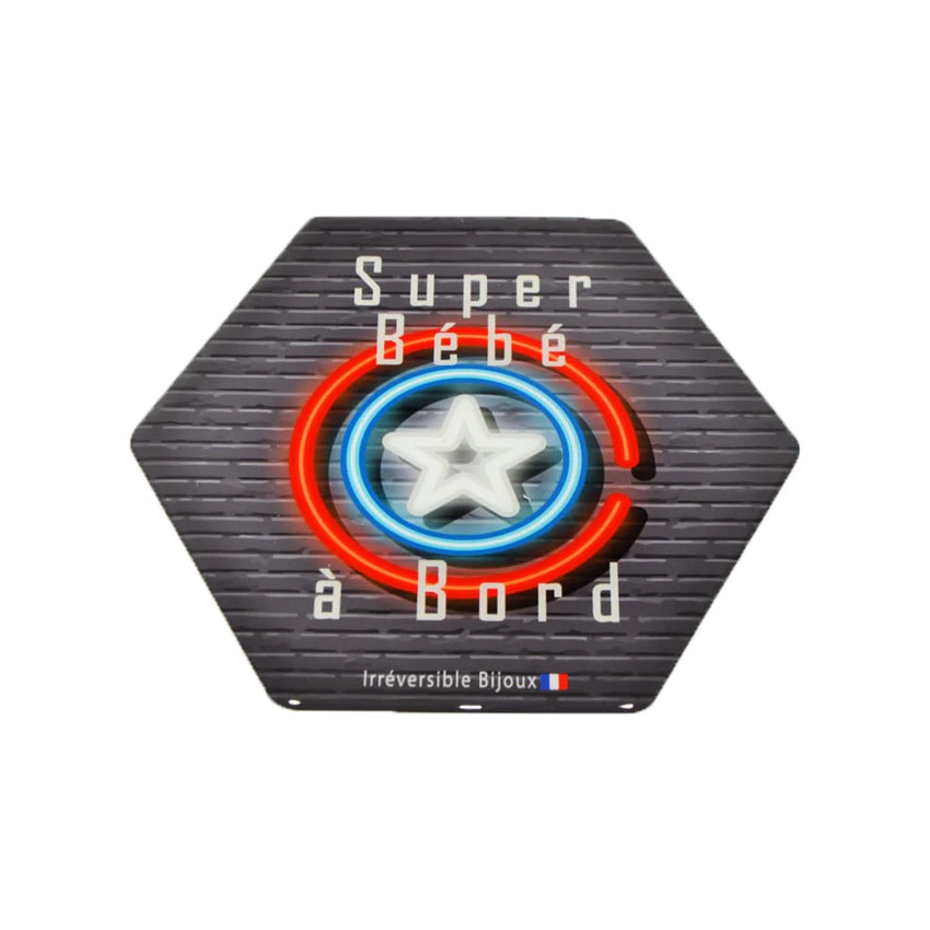 Adhésif bébé à bord - Captain America