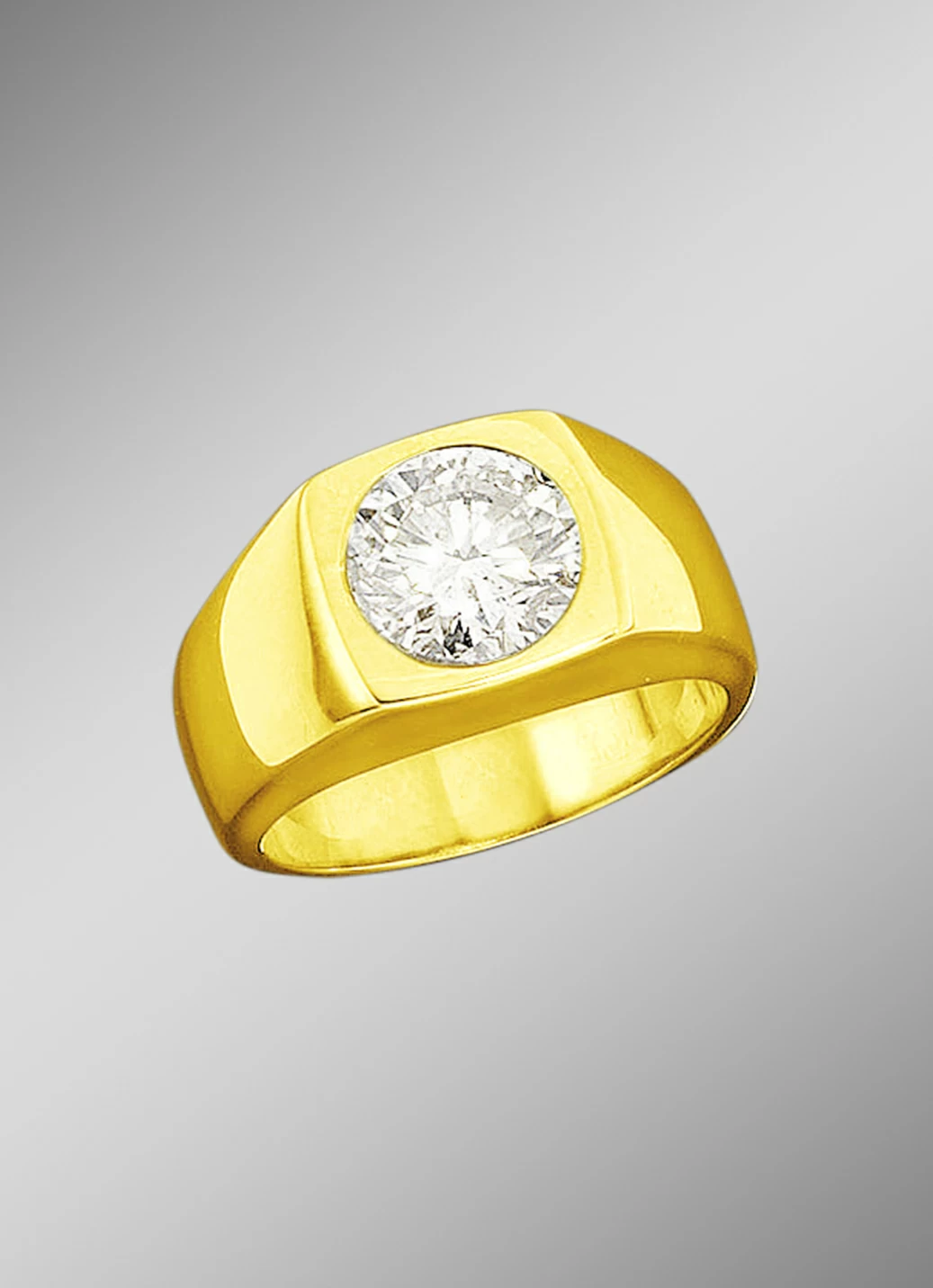 Toller Partnerring aus massivem Gold