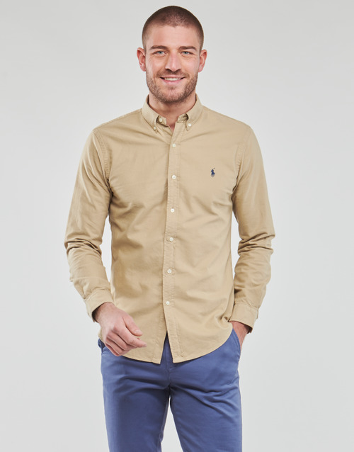 Polo Ralph Lauren - SLBDPPCS-LONG SLEEVE-SPORT SHIRT Beige