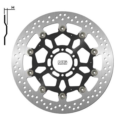 Disque de frein Rond NG flottant