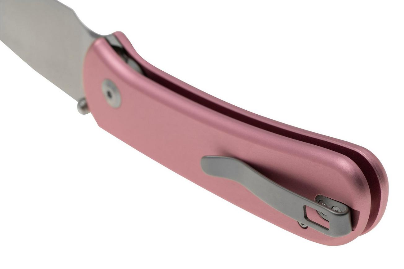 Civivi Qubit C22030E-5 Pink Aluminium, zakmes