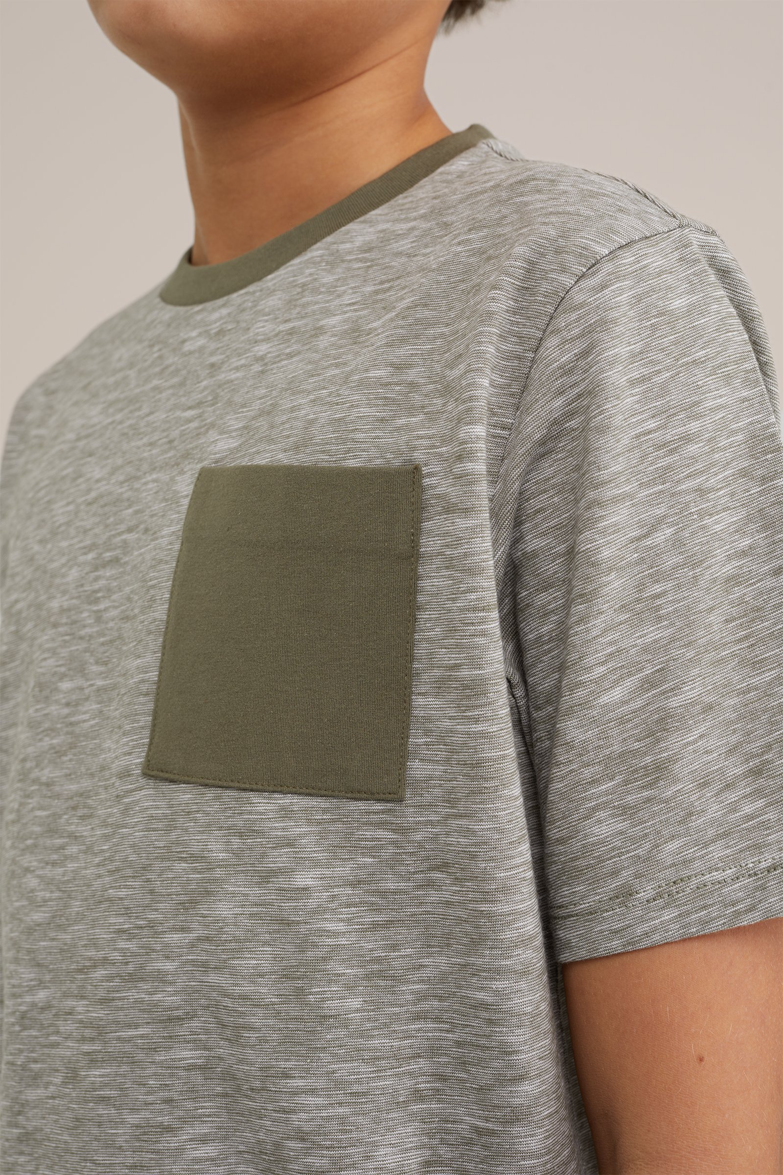 Jongens pyjamaset met dessin WE Fashion Legergroen