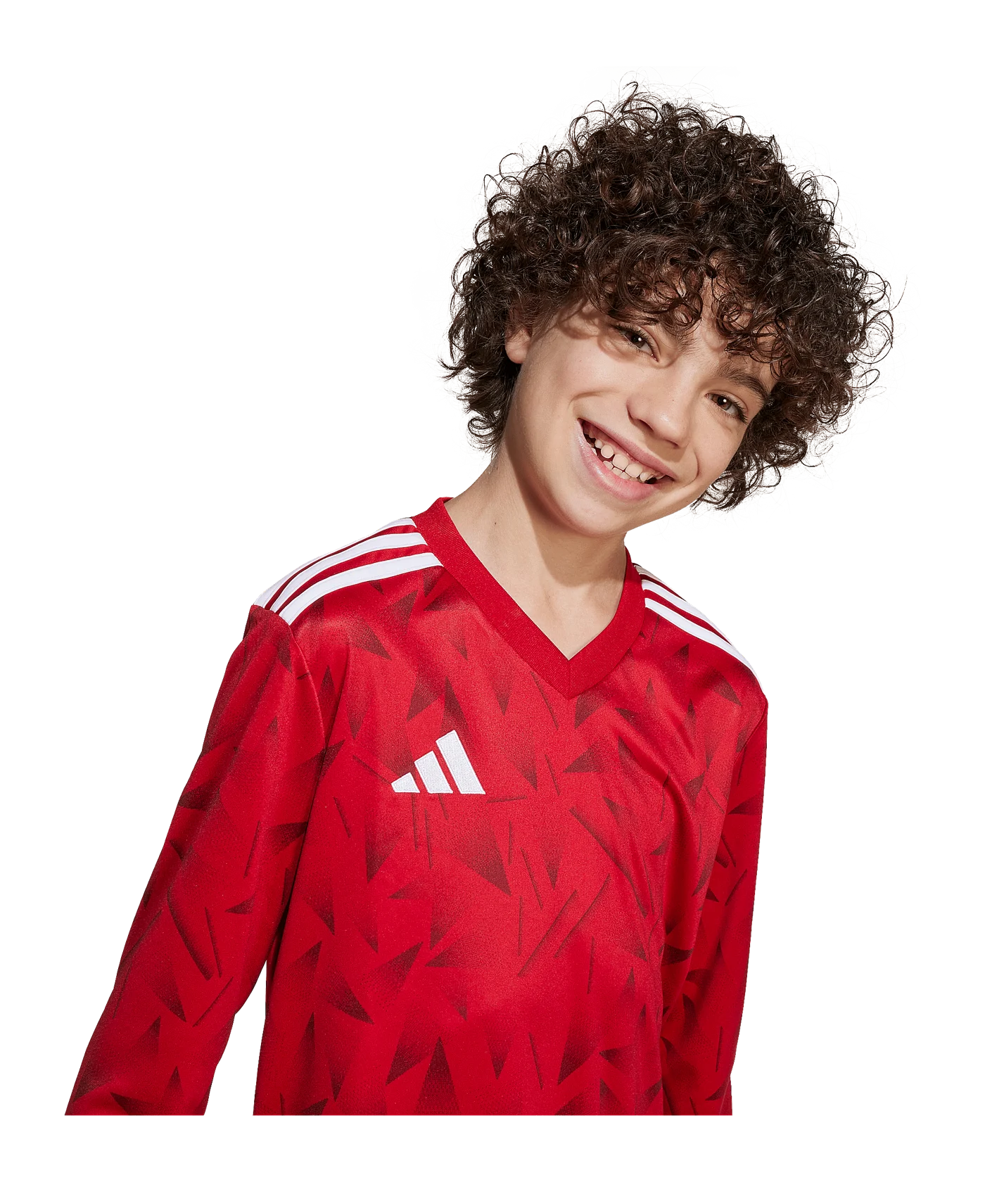 adidas Team Icon 25 Trikot langarm Kids Rot
