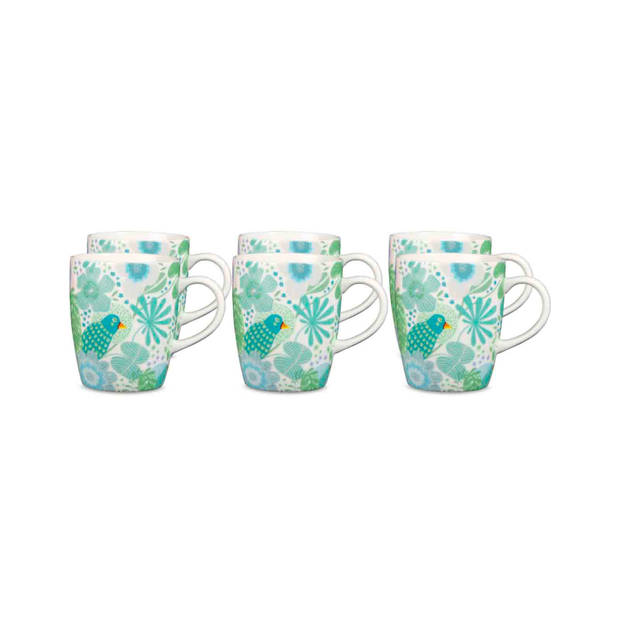 Pickwick Joy of Tea mok - 39 cl - blauw - 6 stuks