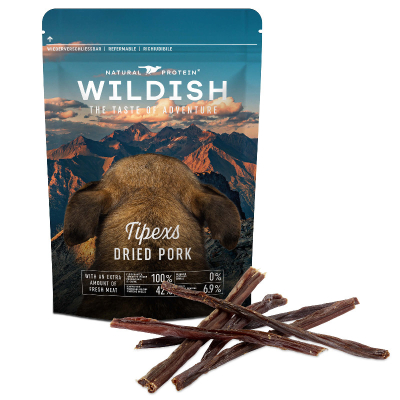 Wildish Dog Tipexs Dried Pork Hundesnack 60g