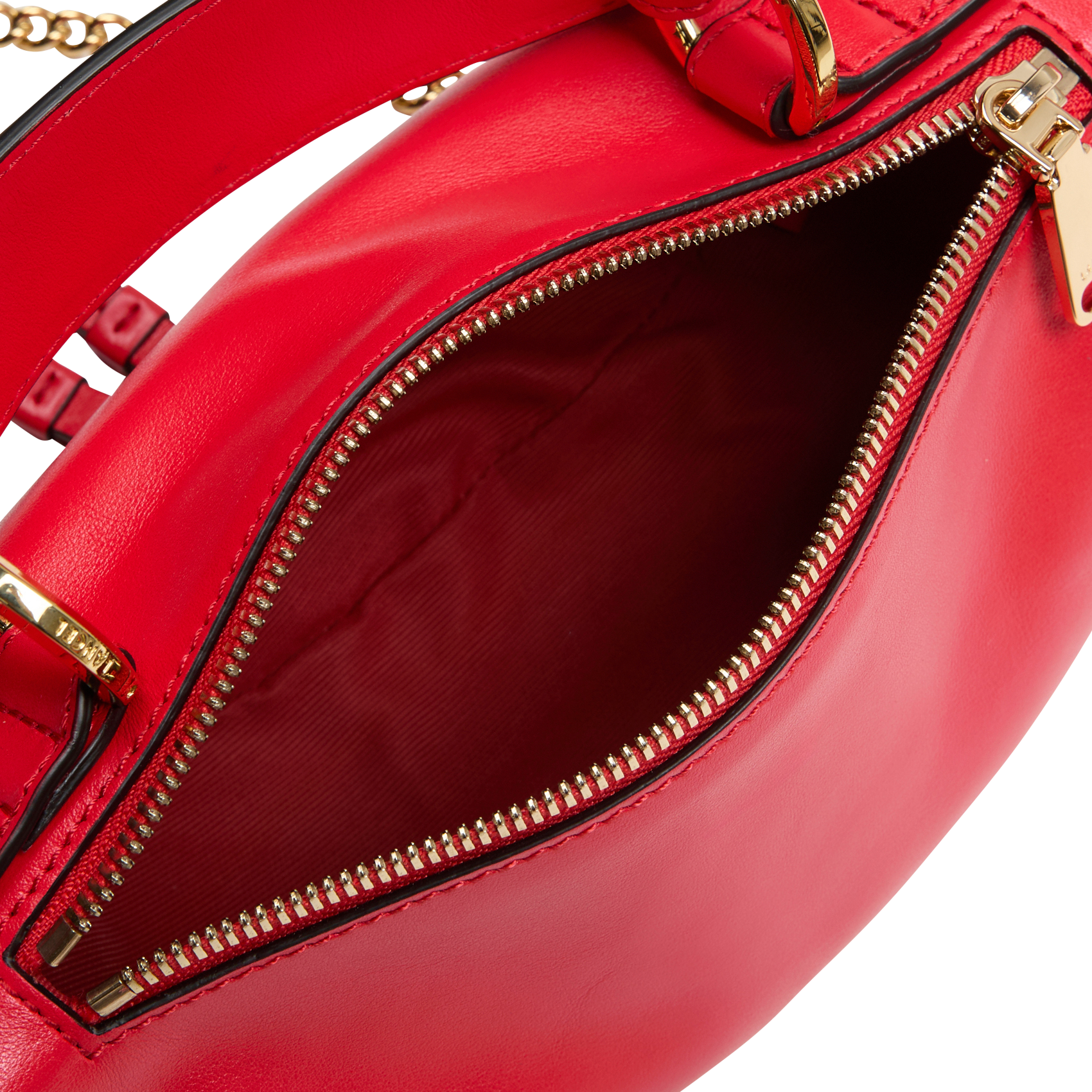 ORIGAMI MINI - Sac bandoulière en cuir| Rouge