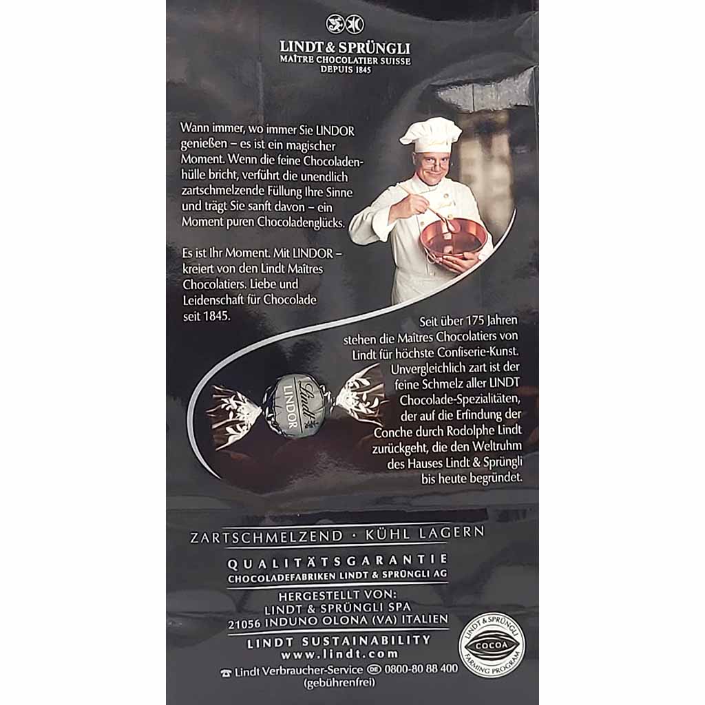 Lindt Lindor Kugeln dunkel 60% Kakao +27% Gratis 173g MHD:28.2.25