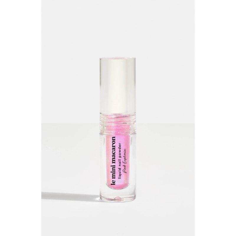 Le Mini Macaron Stardust Collection Liquid Nail Powder 2 ml - Pink Euphoria