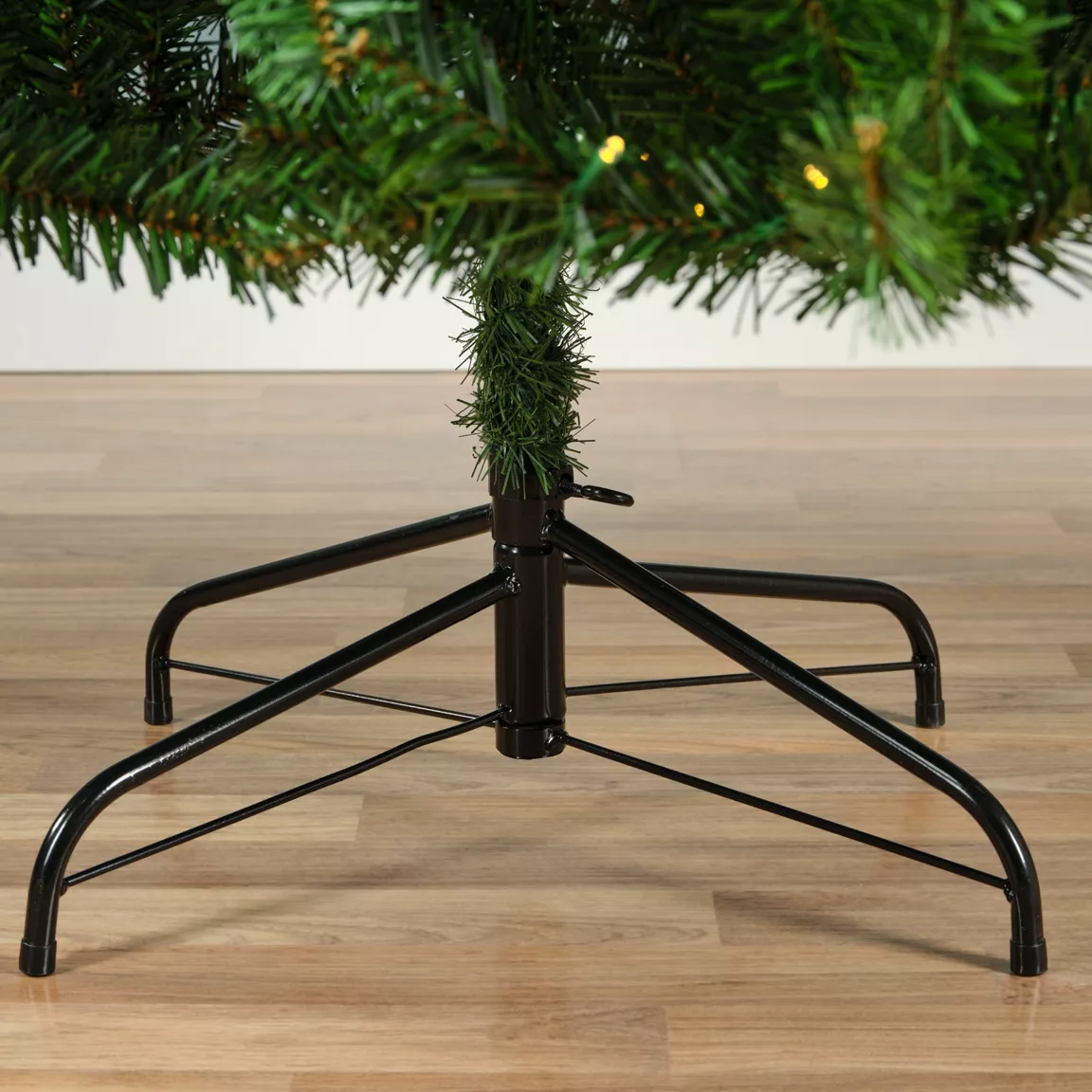 Sapin de Noël artificiel lumineux 200 LED H150 cm King Vert sapin