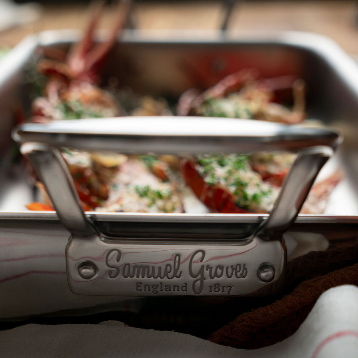 Samuel Groves Roaster 28 x 18 cm, rustfritt stål