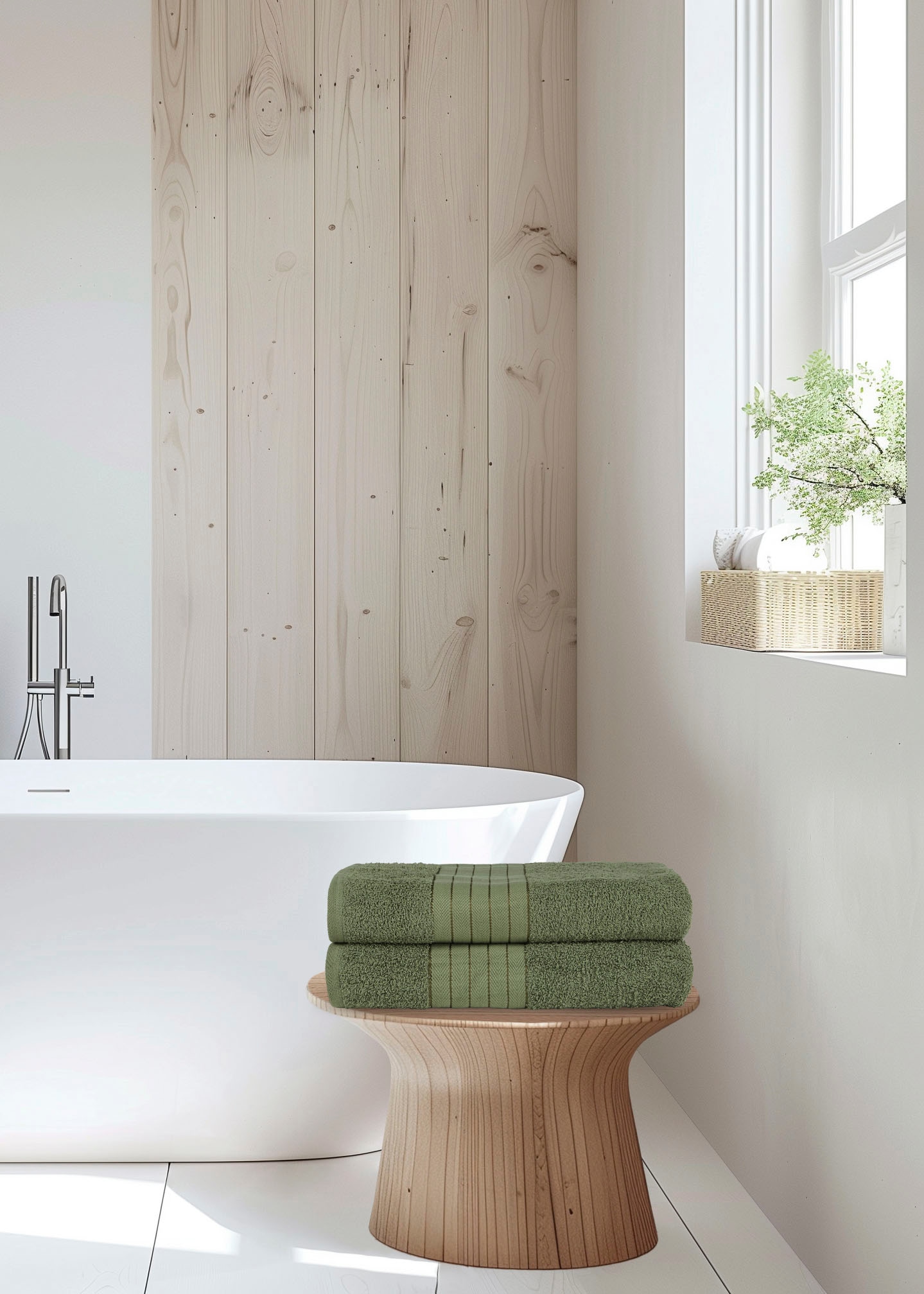 good morning Badetuch »Uni Towels« Baumwolle, Walkfrottee, Bordüre, 500 GSM, Einfarbig, ohne Aufhängung