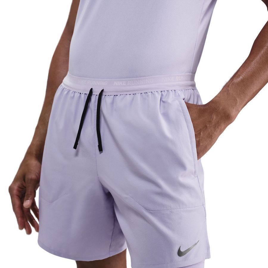 Nike Short Running Dri-FIT Stride 2 EN 1 - Hydrangeas/Argenté