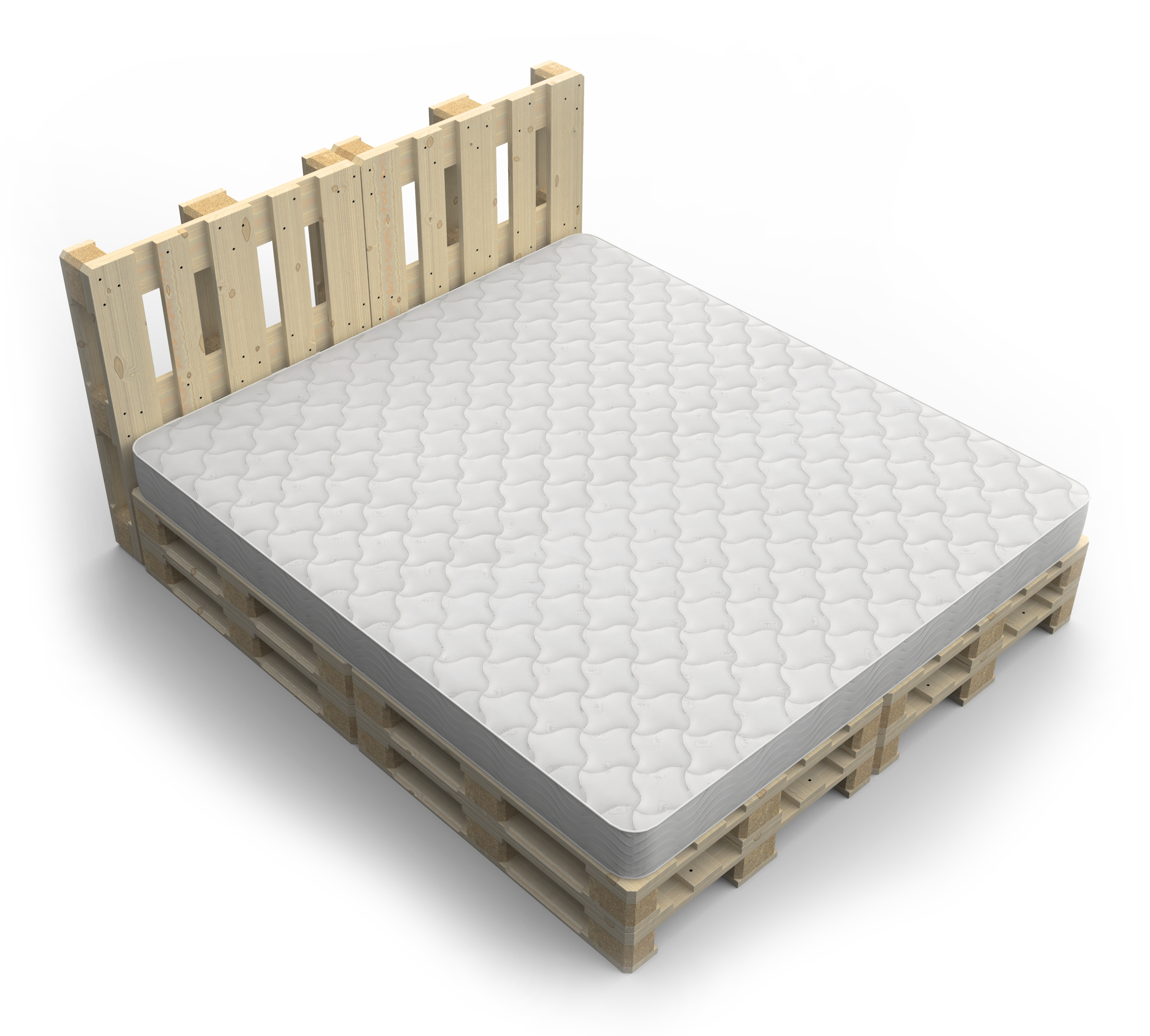 Palettenbett 180 x 200 cm Komplett-Set