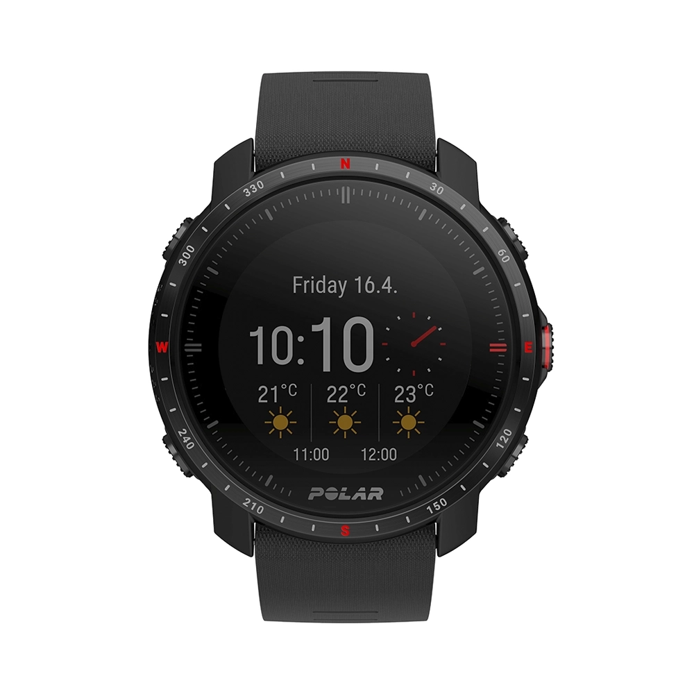 Polar Grit X Pro Smartwatch Schwarz 47mm
