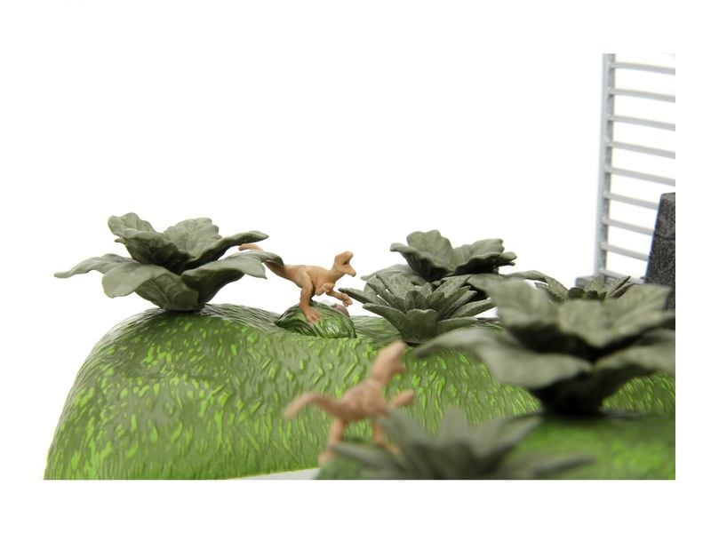 Jada Toys Jurassic World Diorama mit 2 Nano Cars Jurassic World Nano Szene Diorama mit zwei Modellautos