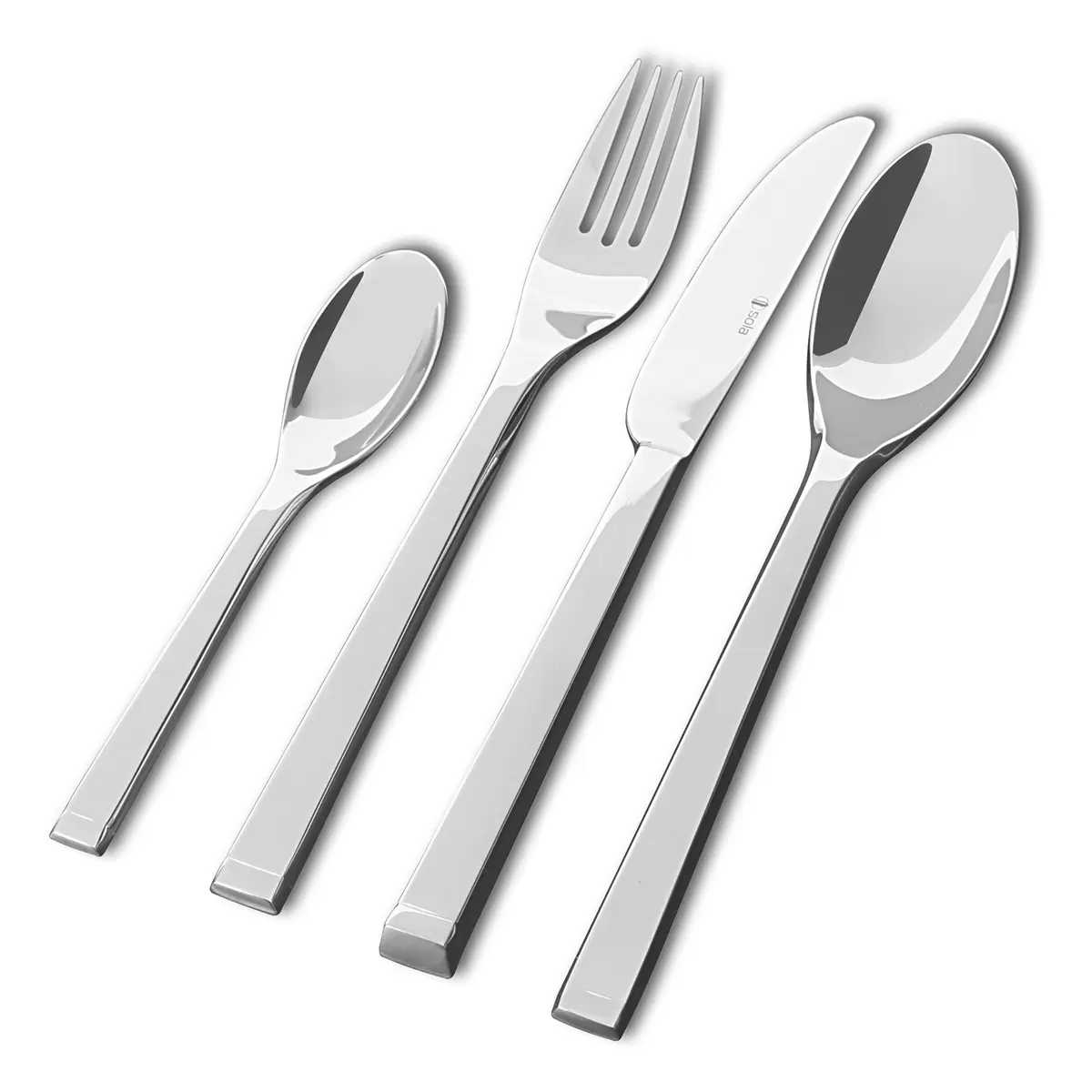 Besteckset 33tlg Nordic Elite ganz poliert Silber