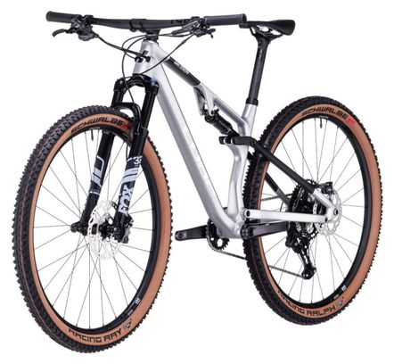 VTT Tout-Suspendu Cube AMS Zero99 C:68X Race 29 Shimano XT 12V 29'' Argent