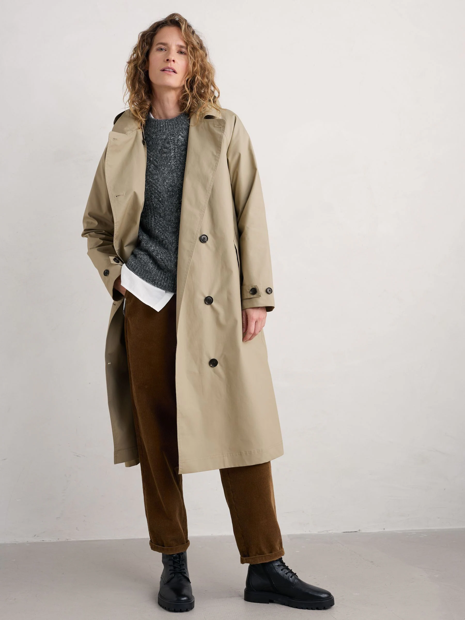 Natuurlijk - Seasalt Cornwall - Penweathers - Waterdichte trenchcoat