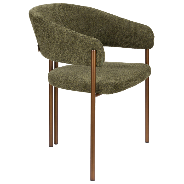 Dutchbone Naida eetkamerstoel Green