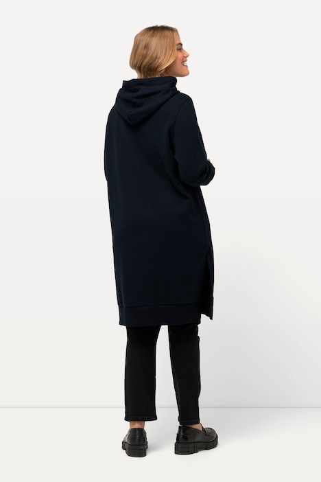 Long-Hoodie, Motiv GOLD, Kapuze, Langarm