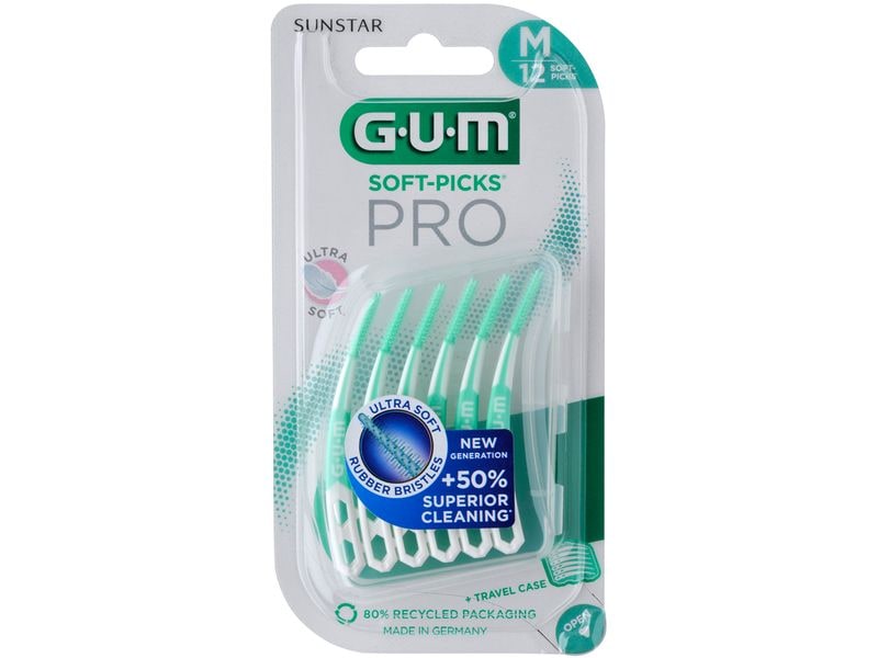 GUM Interdentalreiniger Soft-Picks PRO Medium Hochwertige Interdentalreiniger ideal für die tägliche Mundhygiene
