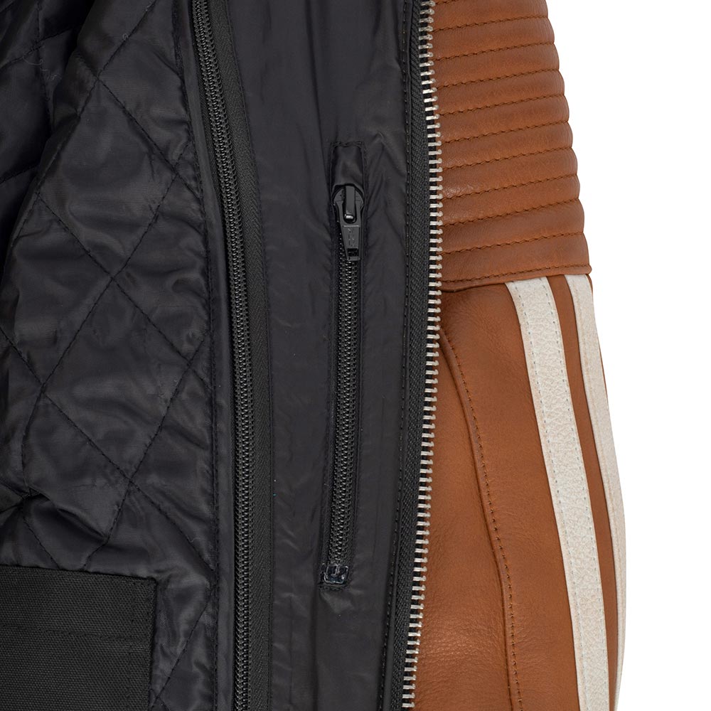 Segura - Blouson Orion Camel / Blanc