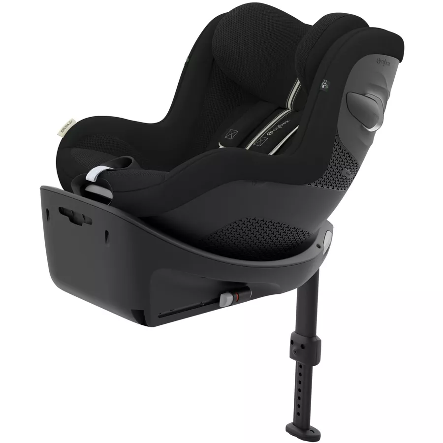 cybex GOLD Kindersitz Set Reboarder Sirona G inklusive Babyschale Cloud G inklusive Basisstation Base G Plus Moon Black