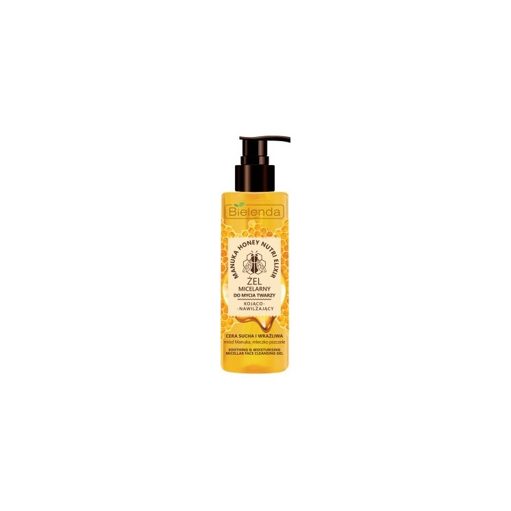 Bielenda MANUKA HONEY NUTRI ELIXIR Verzachtende en hydraterende micellaire gezichtswasgel 200 g