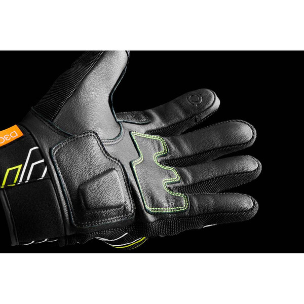 Furygan - Gants Jet Neon D3O® Noir / Blanc / Jaune fluo