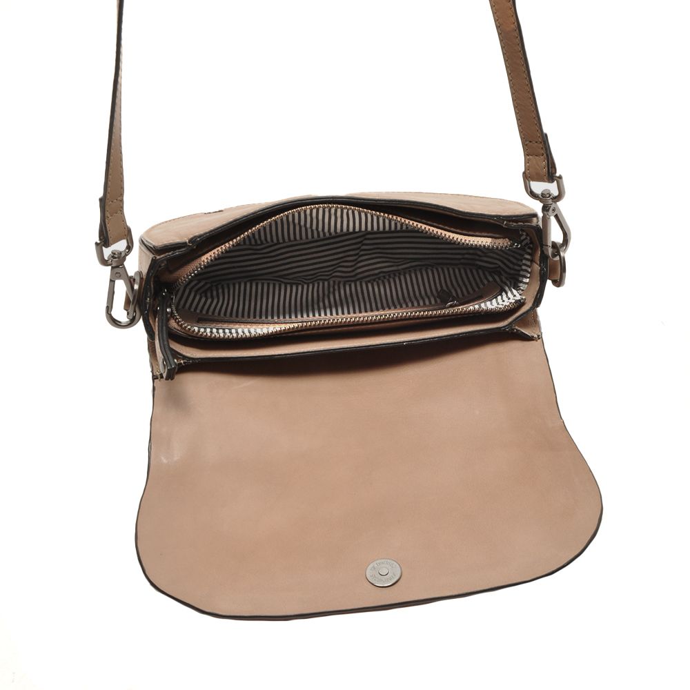 Berba Icons Crossbody Flap Bag Nude