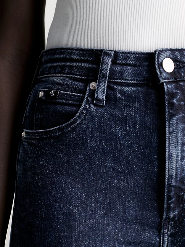 Calça jeans skinny de cintura alta