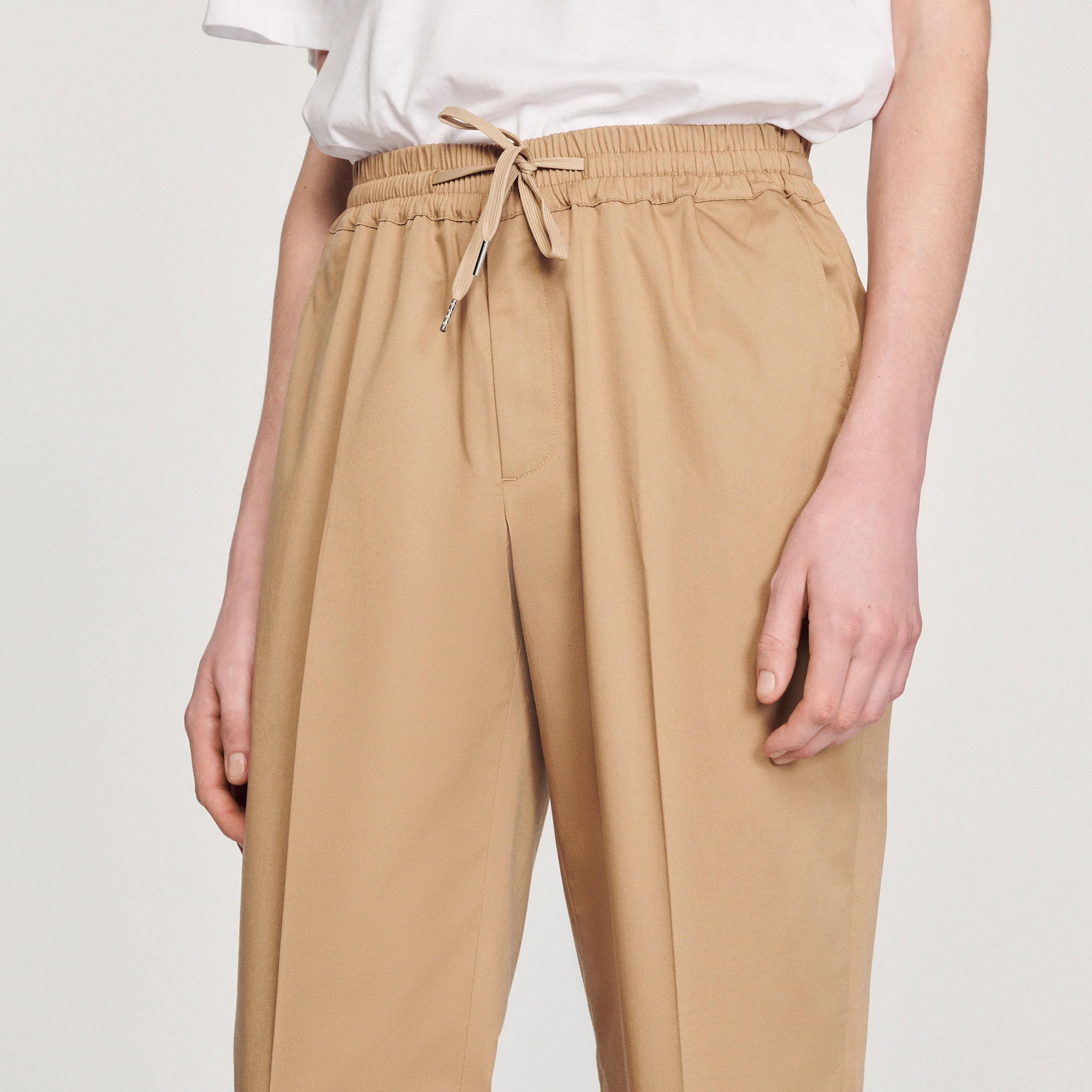 Pantalon droit elastique