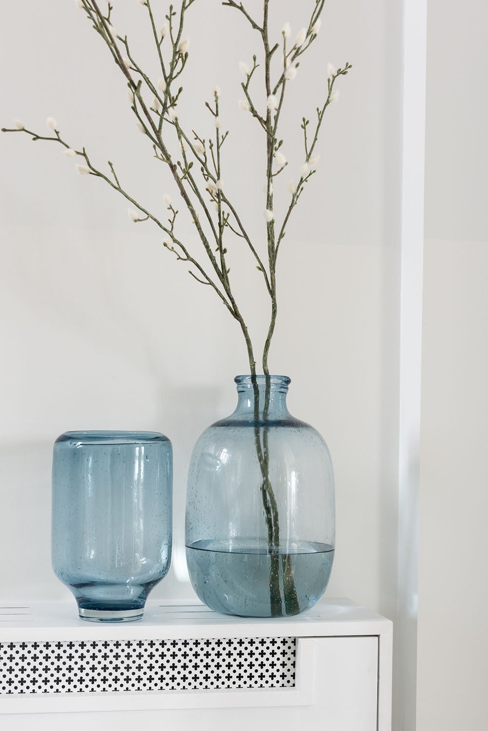 Jolipa vaas lichtblauw D 22 H 37 cm