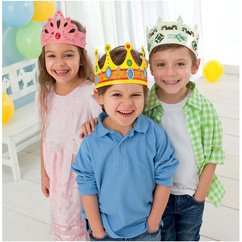 Couronnes pour enfants en carton, different modèles