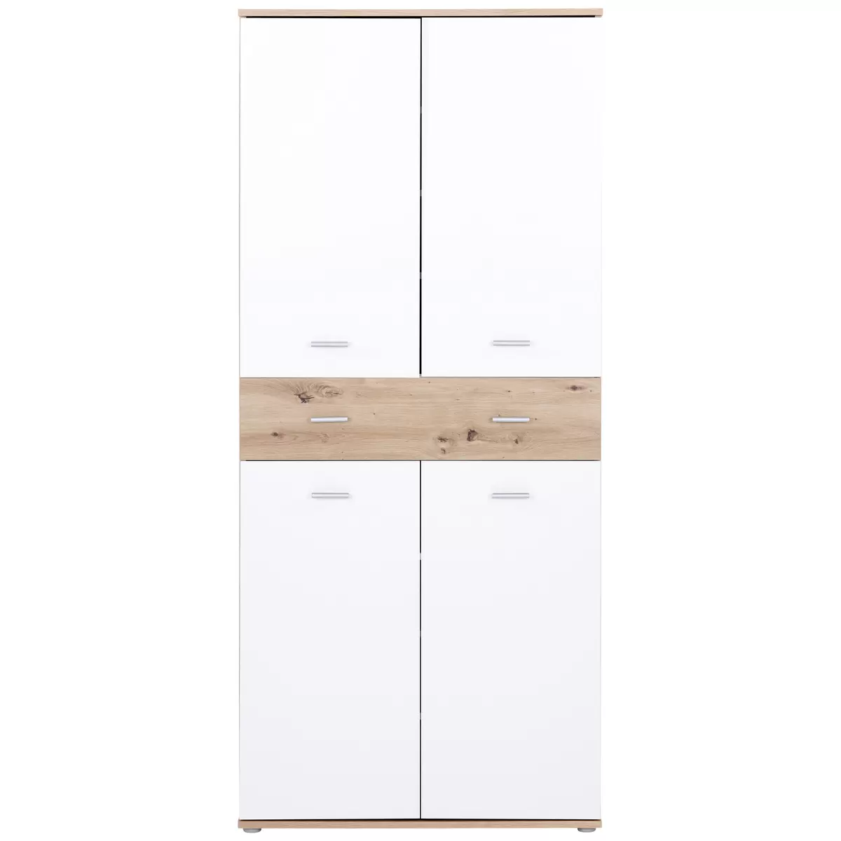 Schuhschrank Köln weiss,Eichefarben