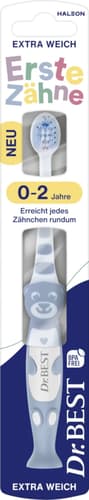Dr.BEST Zahnbürste Erste Zähne 0-2 Jahre extra weich