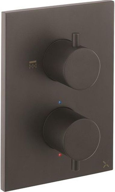 Crosswater - MPRO Crossbox - Douchekraan - Zwart Mat - Thermostatisch