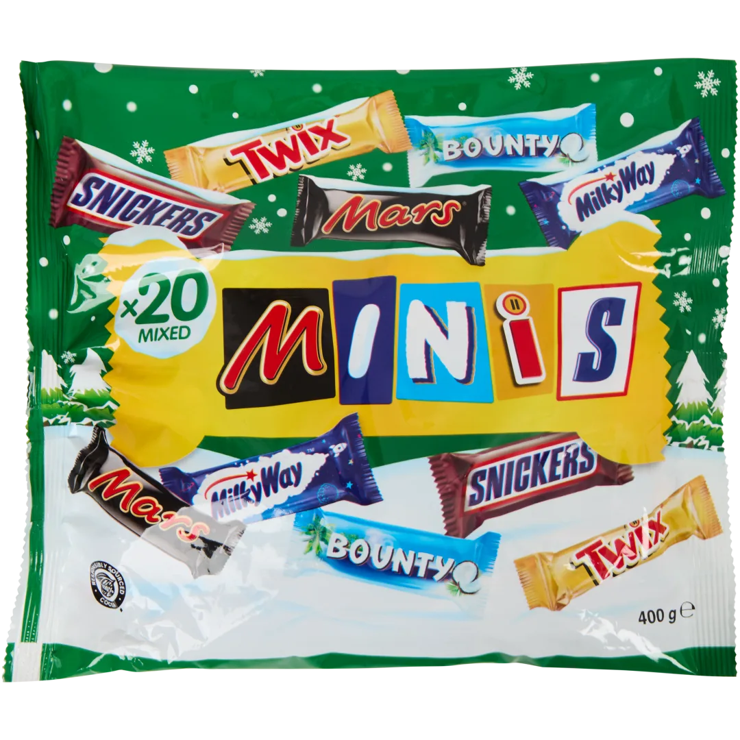 Mini barres chocolatées