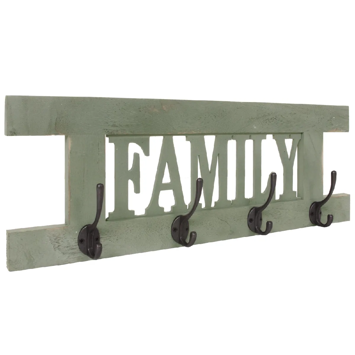 MENDLER Portemanteau HWC-C60 - Vert Shabby
