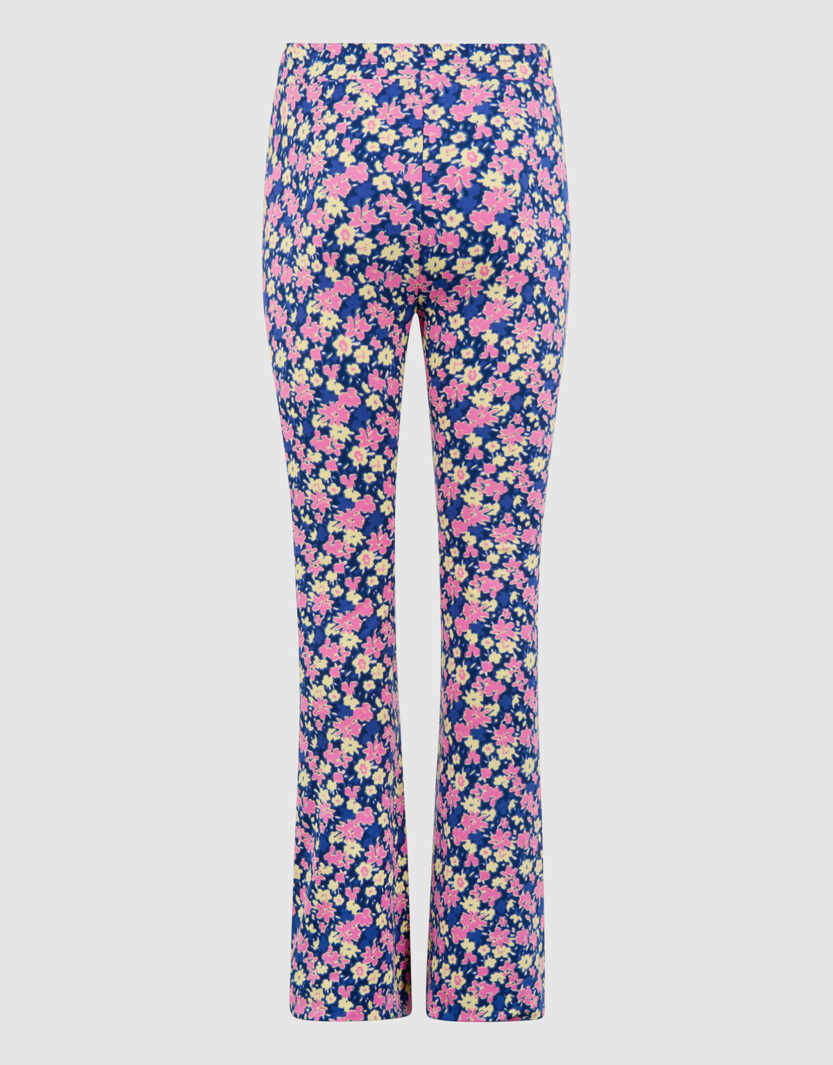 Flower Flared Fit Legging Donkerblauw/Roze