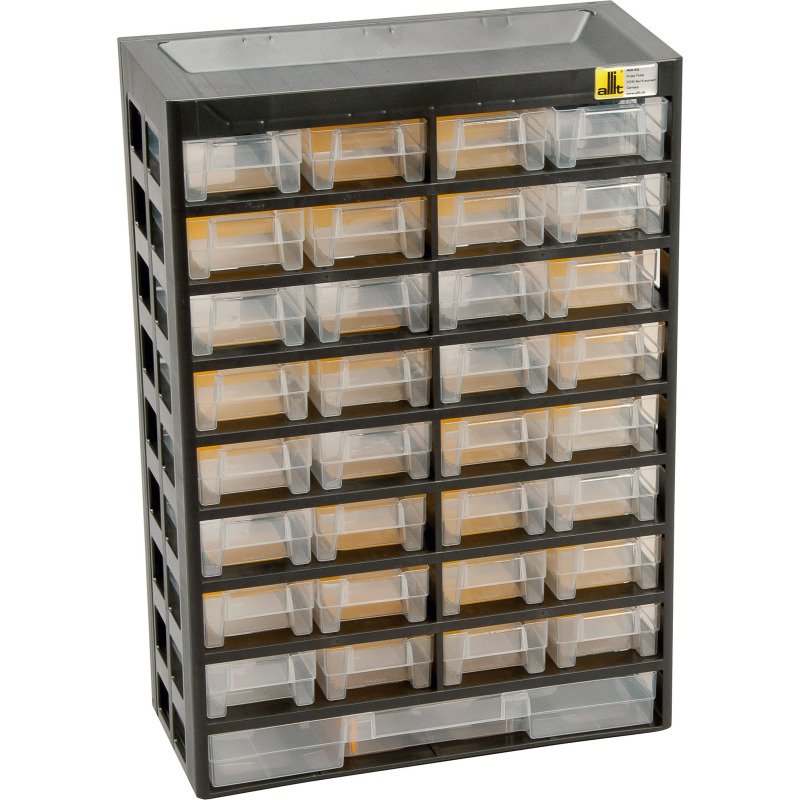 Casier à vis à 33 tiroirs VarioPlus Basic 54 Allit H 43,5 x L 30,5 x P 13,5 cm