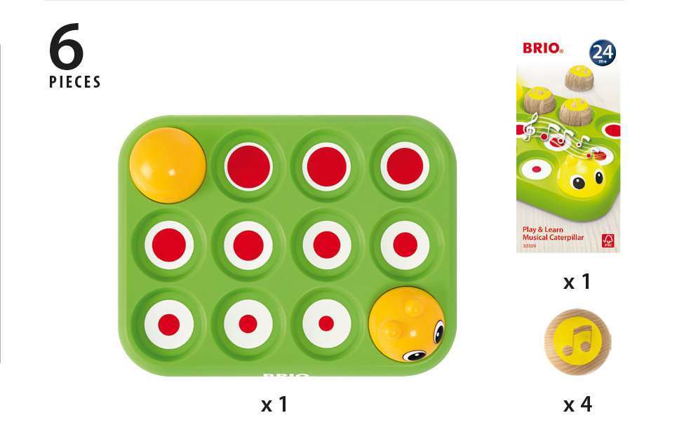 BRIO Spiel Musikspiel Raupe