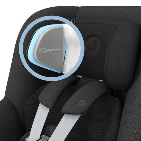 Siège Auto Gr 0+/1 Pearl 360 Pro Authentic Black - MAXI COSI