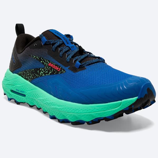 Chaussure trail BROOKS CASCADIA 17 VICTORIA BLUE/BLACK/SPRING BUD