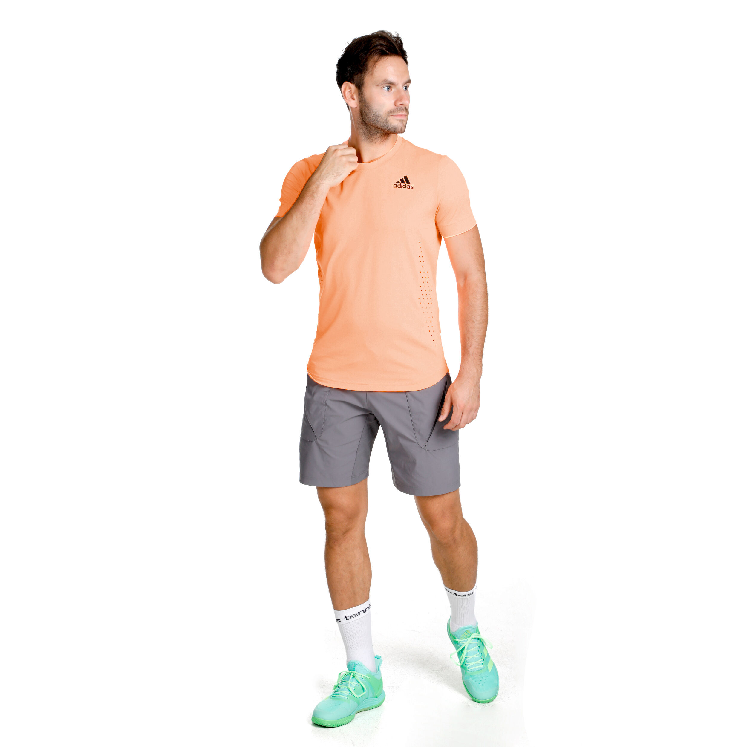 adidas New York T-shirt Hommes - Abricot