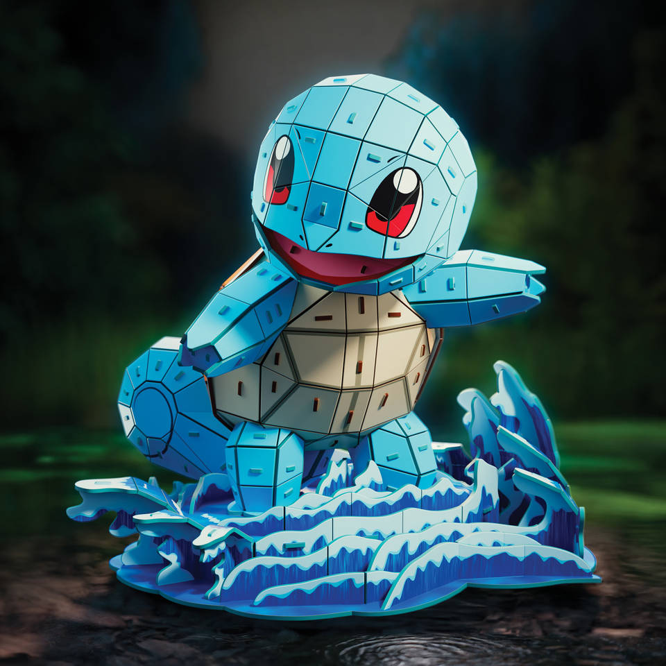 Pokemon Squirtle 4D bouwpuzzel modelbouwset