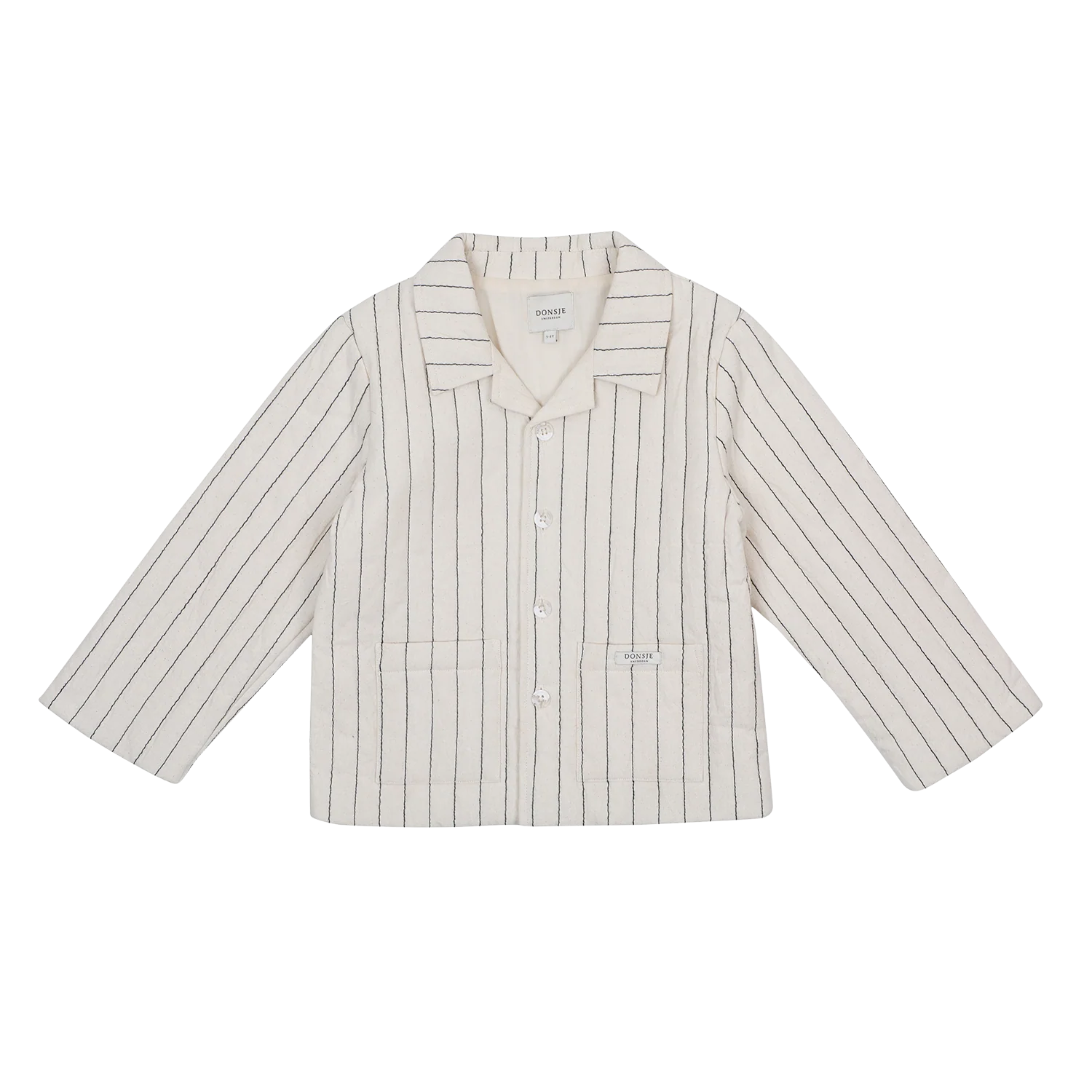 Orselle Jacket | Soft Sand - Blue Striped