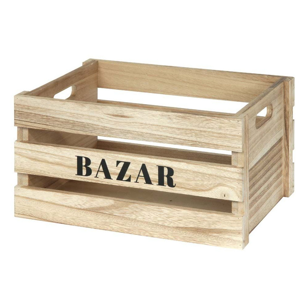 Cagettes en bois bazar (lot de 3)
