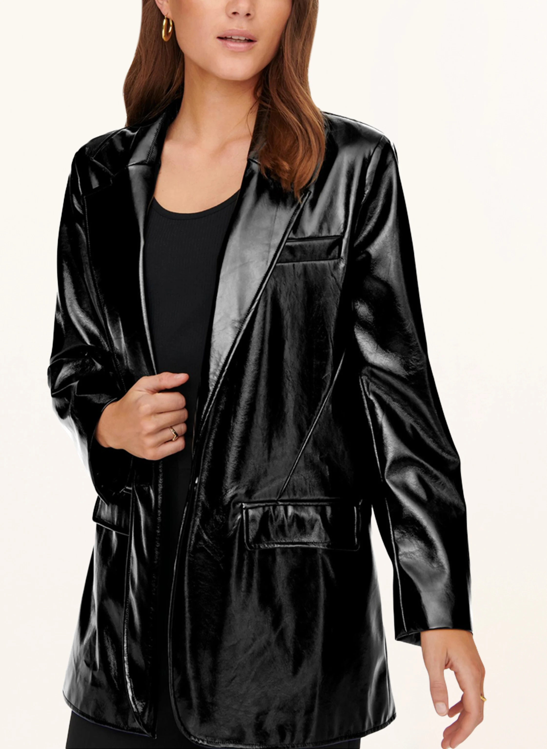 ONLY Blazer in Lederoptik